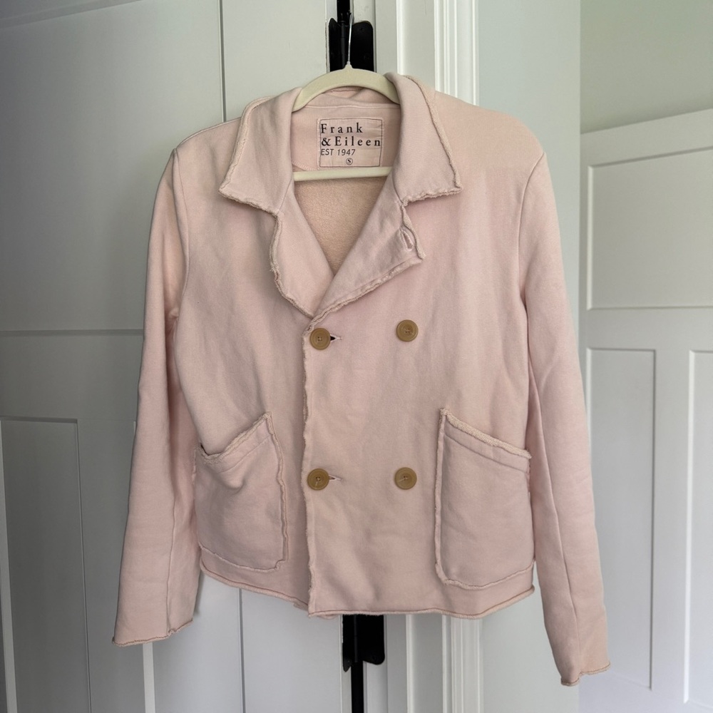 Frank &‎ Eileen Mini Belfast Light Pink Double-Breasted Jacket